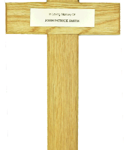 Wood Stakes with Plaque