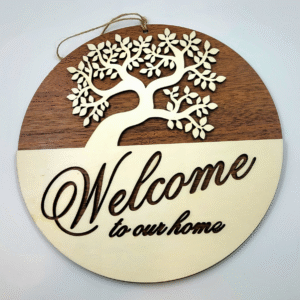 Welcome Home Plaque